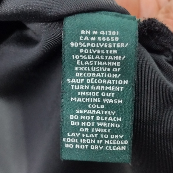 Lauren Ralph Lauren Velvet Top Women's XL Black 90s Y2K Retro Vintage - Picture 5 of 9